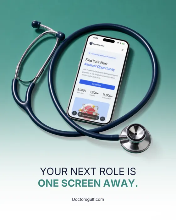 Doctors Gulf, your next role is one screen away