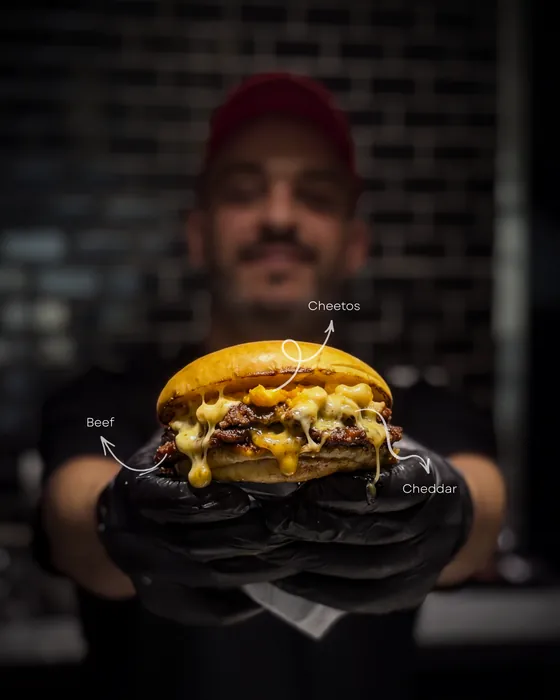 Flippin' Burger, the Cheetos smash